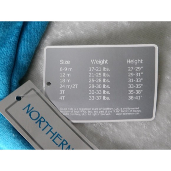 Koala Kids Hoodie Sport Jacket with Zipper Northern Exposure 6-9 Month NWT - Picture 13 of 16